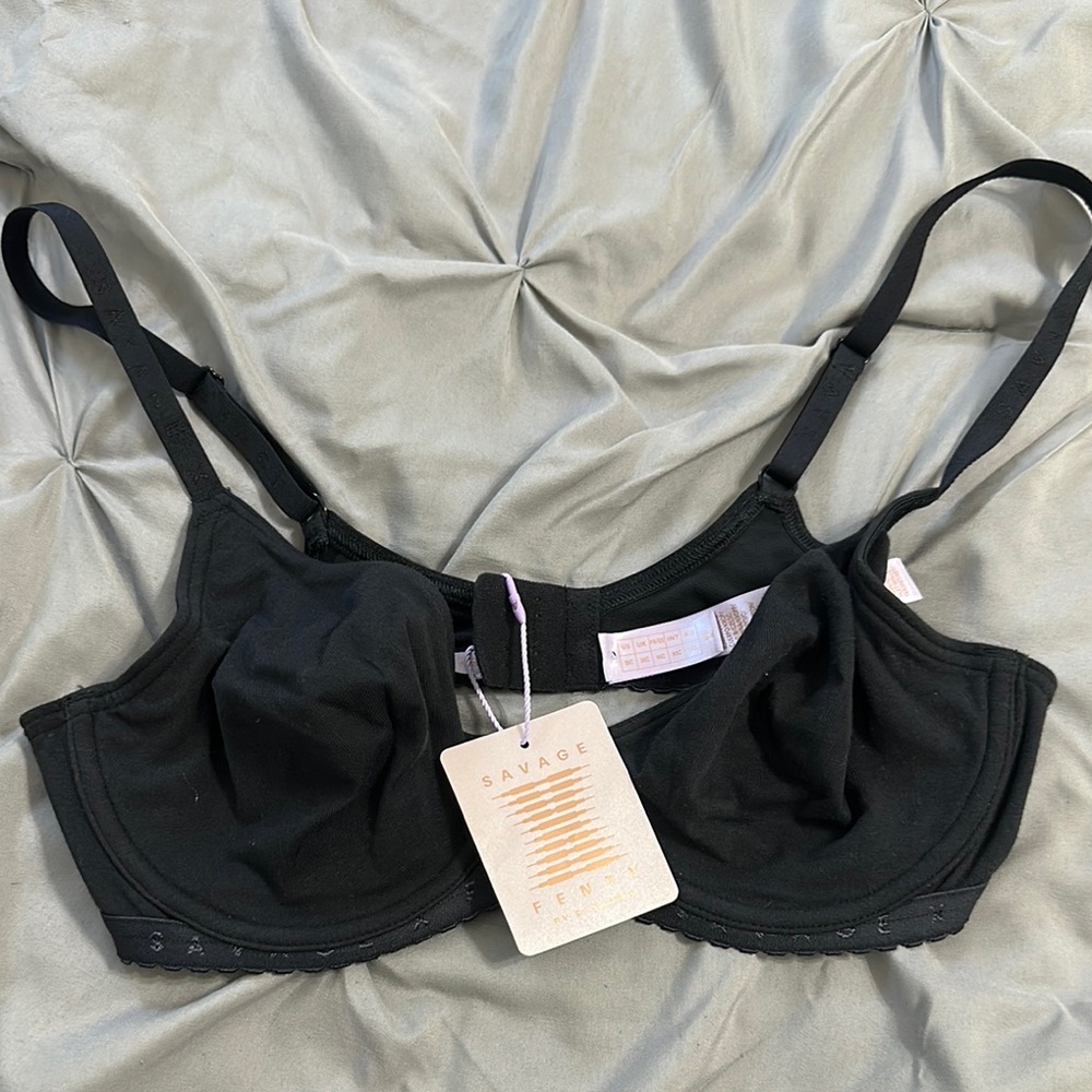 Savage X Fenty Black Bra